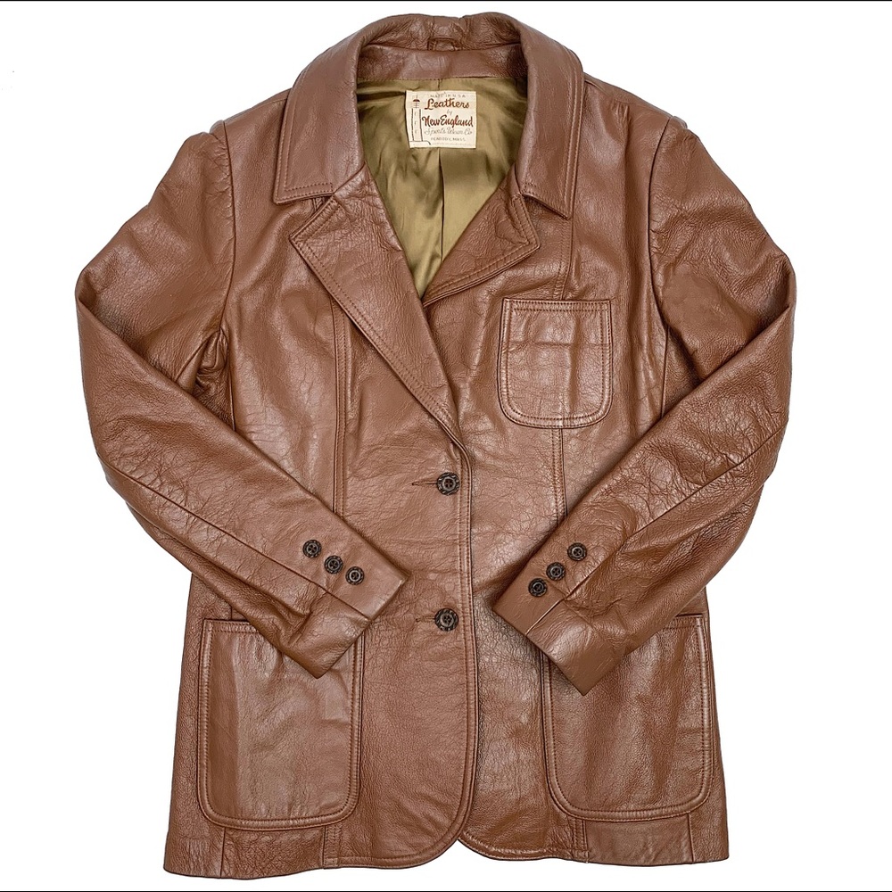 Leather by New England Sportswear Co. Coat